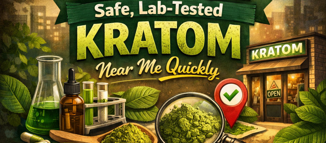 Where to Buy Safe, Lab-Tested Kratom Near Me Quickly